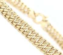 Smooth 14K YG Italian Made Bracelet