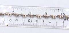 Group lot of 3 vintage 925 sterling silver bracelets