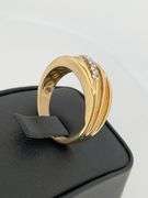 MEN'S BRAND NEW CERTIFIED 14K YELLOW GOLD DIAMOND RING