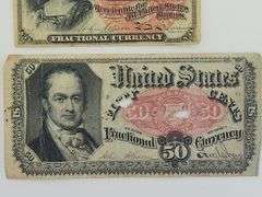 1863-1875 "Set Of 4" Fractional Currency, Circulated
