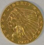 Very flashy BU 1927 US $2.50 Indian Gold Piece