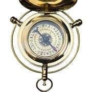 Brass Compass Alethiometer with Nautical Case