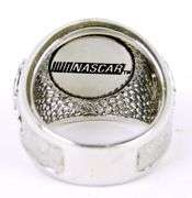 Vintage Sterling Silver Dale Earnhardt Nascar Ring, 8.5
