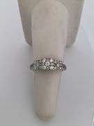CERTIFIED 14K WHITE GOLD DIAMOND RING