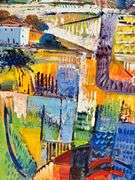 Gorgeous Colorful Abstract Cityscape