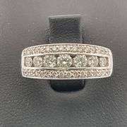 CERTIFIED BRAND NEW 14K WHITE GOLD DIAMOND BAND