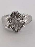 CERTIFIED BRAND NEW 14K WHITE GOLD DIAMOND RING