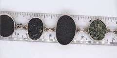 Vintage 925 Sterling Silver Gemstone Bracelet
