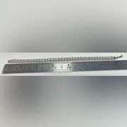 Sparkling  14 Kt White Gold Plated Sparkling Lab Princess Cut  Simulated Diamond Tennis Bracelet