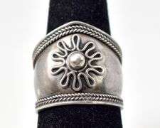 Wide Band Ring in Sterling Silver