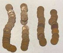 Roll of 1909 Lincoln Cents.