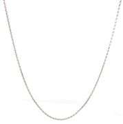 Practical 14K WG Foxtail necklace