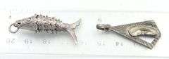Group lot of vintage 925 sterling silver pendants