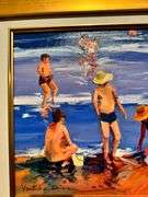 Stunning Day at the Beach Painting