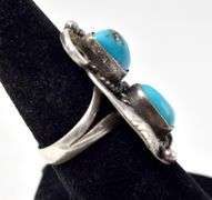 Turquoise Gemstone Ring in Sterling Silver