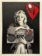 Highly Collectible Mr. Brainwash Marilyn Monroe Birthday Screenprint Signed With Thumbprint
