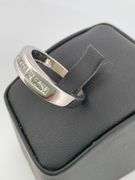 MEN'S CERTIFIED BRAND NEW 14K WHITE GOLD DIAMOND BAND