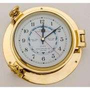 Solid Brass Porthole Tide Clock