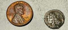 Achaean Empire Aegium Achaea 196-146 BC Silver Hemidrachm