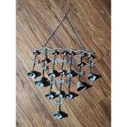 Large Cast Iron Hummingbird Wind Chimes