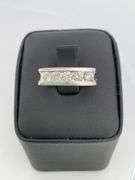 CERTIFIED 14K WHITE GOLD DIAMOND BAND