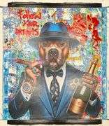 Highly Collectible Jozza 'One of a kind' Mixed Media on Canvas