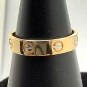 PHOTOS NEEDED Classic Men's 14K Yellow Gold Love Ring