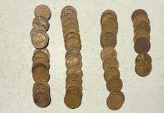Roll of 1910 1916 S  Lincoln Cents