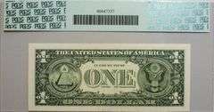 Superb Crisp 1995 $1 Note Chicago Binary repeater 66226622 PCGS 65!