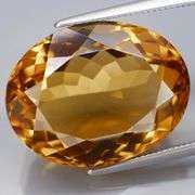 Intense! 18.88ct rich burnished gold Citrine!