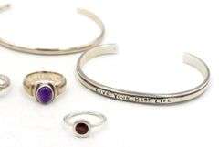 Group lot of Vintage 925 sterling silver mixed jewelry