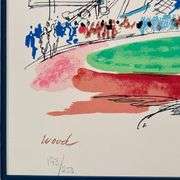Highly Collectible Hand Signed LeRoy Neiman Olympics Serigraph