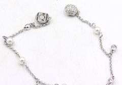 Swarovski pearl and crystal bracelet