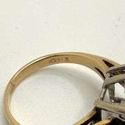 PHOTOS NEEDED 14kt Yellow Gold Champagne Diamond Flower Cluster Ring