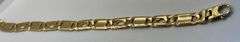 14K Yellow Gold Figaro Italian Bracelet