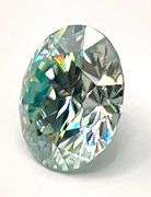 Magnificent Museum Size 19.05 Ct VVs1 Rare Near Flawless Mint Green Lab Simulated Diamond Solitaire