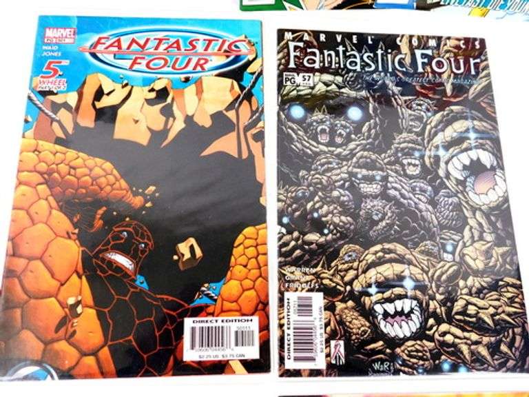 Vintage 9 Comic Books by DC and Marvel