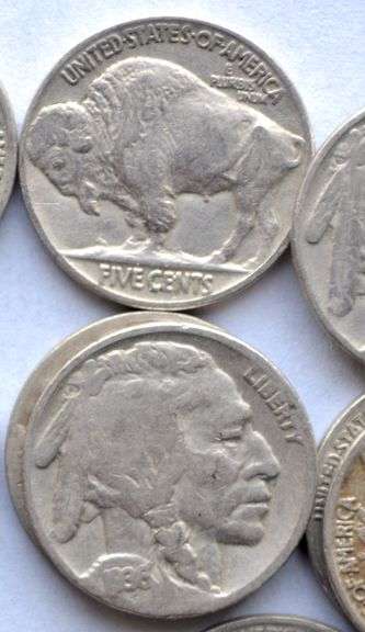 80 Full Date Buffalo Nickels Unsearched.