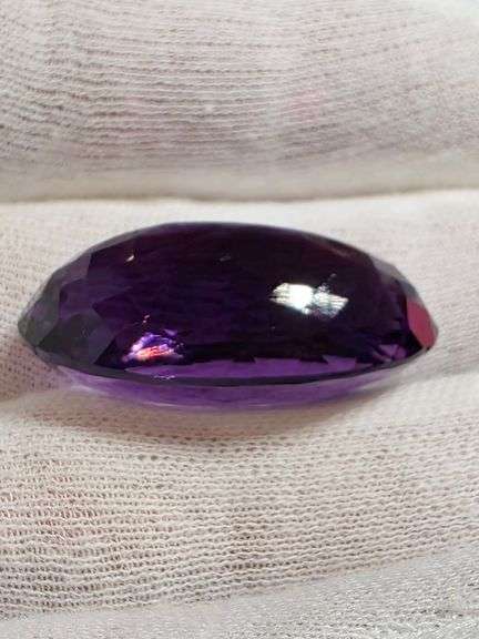Large! Deep purple! 45.87ct UNTREATED Bolivian Amethyst!