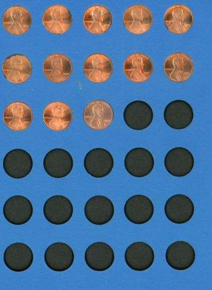 Album of 72 Different BU Lincoln Cents: 1959-1993