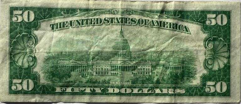 $50 1934 Cleveland Fed Reserve Note