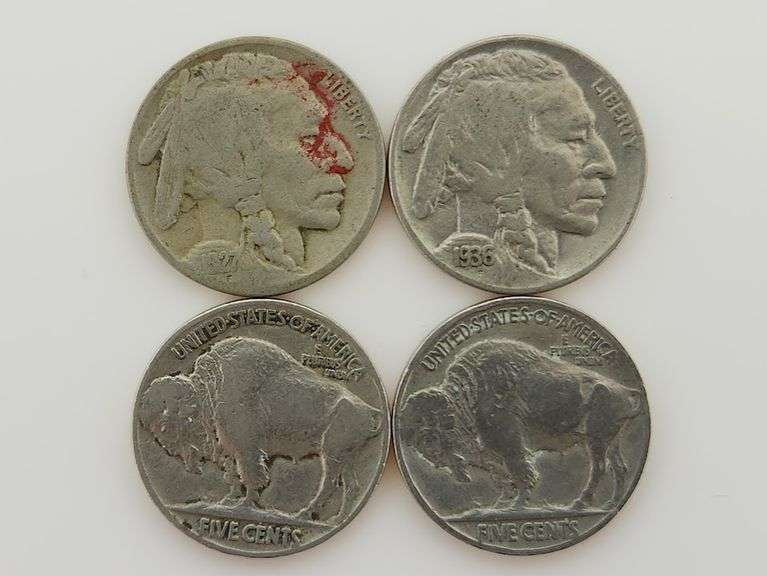 Mixed Date Roll Of Full Date Part Horn Buffalo Nickels