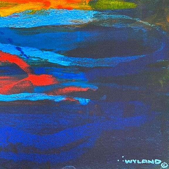 Untitled Abstract by Wyland