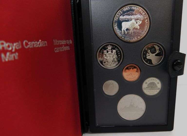 2 Royal Canadian Proof C, 1985-1986oin Sets