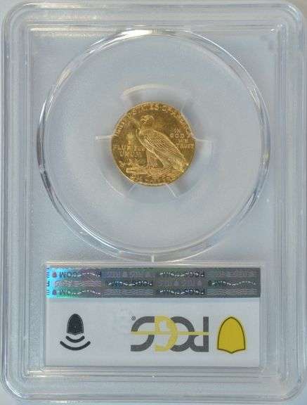 Nearly Gem BU 1929 $2.50 Indian Gold Piece. PCGS MS64