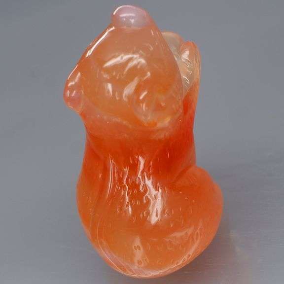 Simply adorable! 45.18ct Capybara Agate carving!