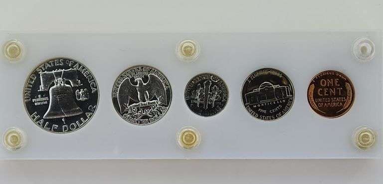 1952 United States Silver Proof Set, Capital Plastics Holder