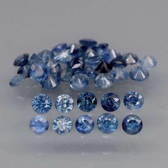 Eye catching 3.45ct denim blue Sapphire set