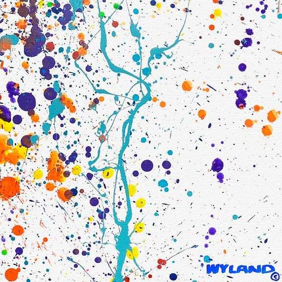 Untitled Abstract by Wyland