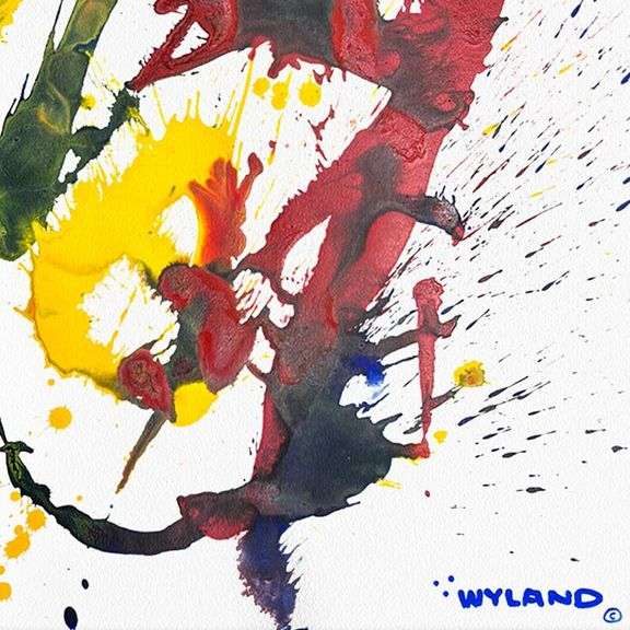 Untitled Abstract by Wyland